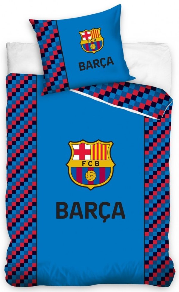 FCB, FC Barcelona Bettwäsche 140×200cm, 70x90 cm
