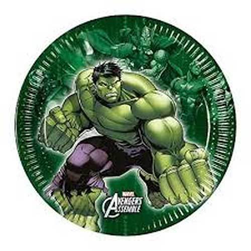 Avengers Hulk Pappteller