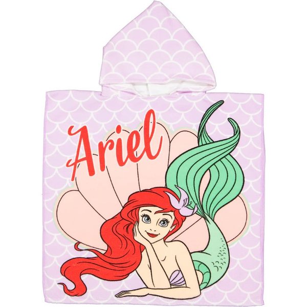 Disney Princess Ariel  Strandtuch, Poncho 60x120 cm